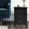 Modern Nightstand End Beside Table with 3 Storage Drawers and Open Platform